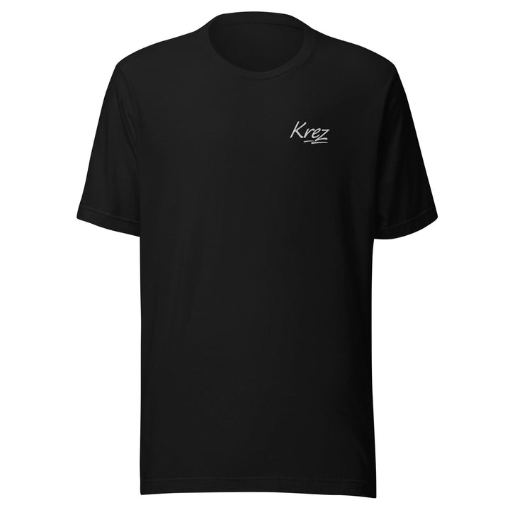 Black Krez Basic Tee with embroidered logo