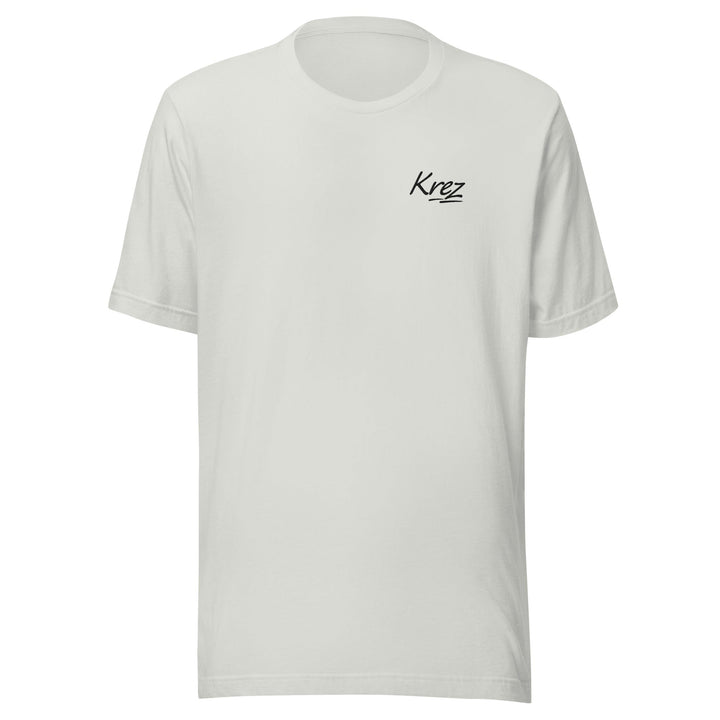 Light Grey Krez Basic Tee with embroidered logo