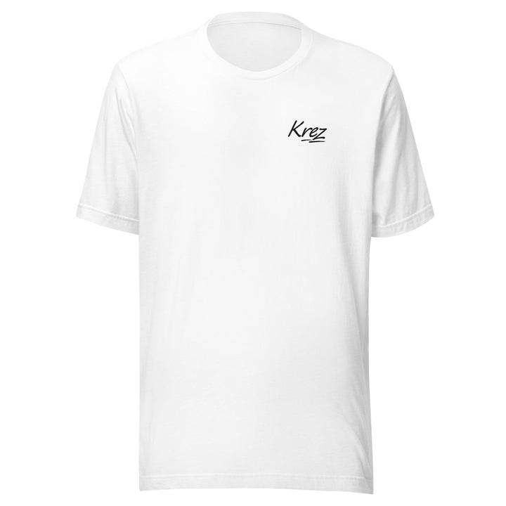 White Krez Basic Tee with embroidered logo